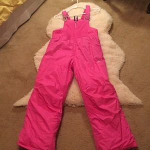 Pink Girl’s ski overalls
